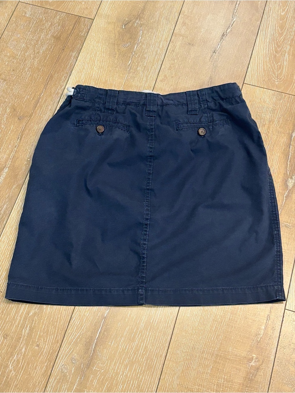 Daughters of the Liberation Navy Blue Rope Belt nautical preppy Mini Skirt 10 - Picture 3 of 9